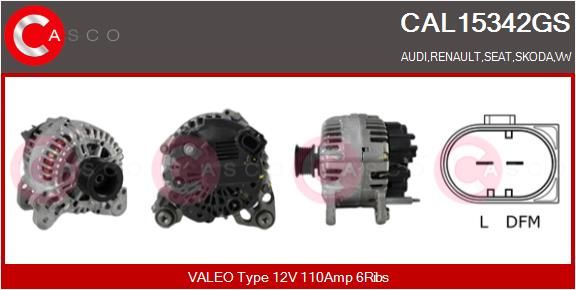 CAL15342GS CASCO Генератор