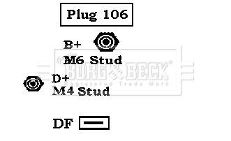 BBA2120 BORG & BECK Генератор