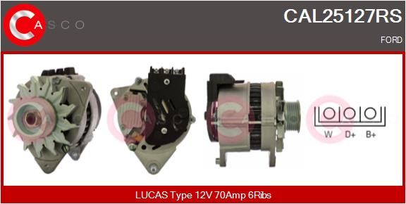 CAL25127RS CASCO Генератор