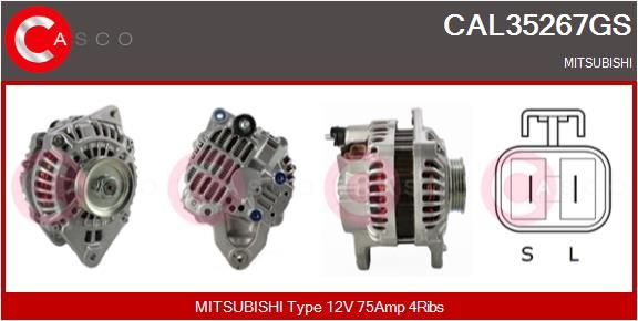 CAL35267GS CASCO Генератор