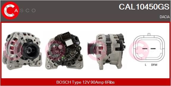 CAL10450GS CASCO Генератор