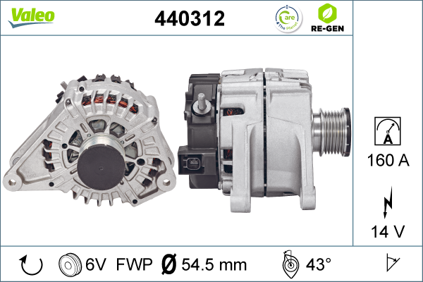440312 VALEO Генератор