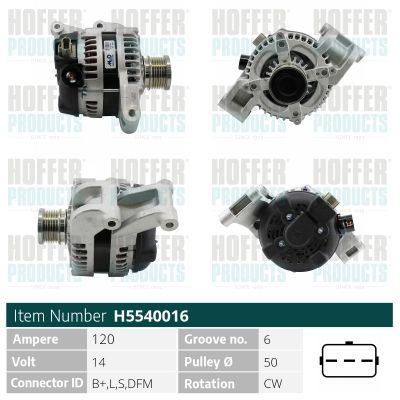 H5540016 HOFFER Генератор