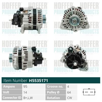 H5535171 HOFFER Генератор