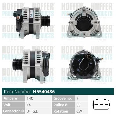 H5540486 HOFFER Генератор