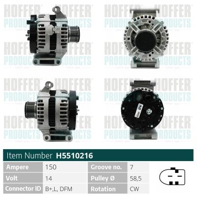 H5510216 HOFFER Генератор