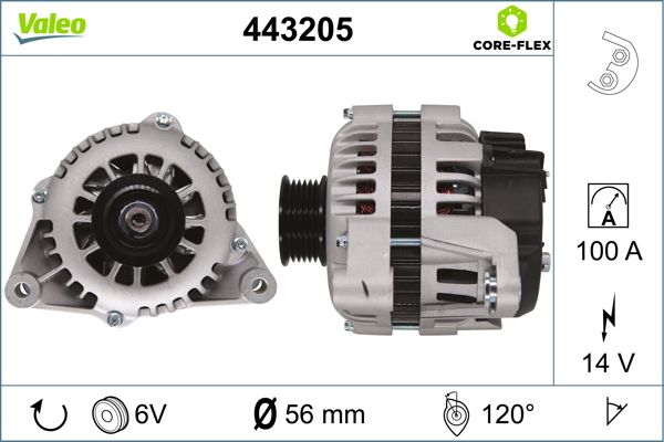 443205 VALEO Генератор