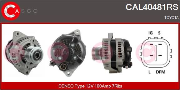 CAL40481RS CASCO Генератор
