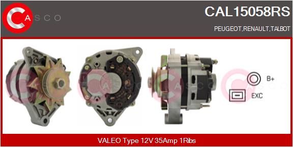CAL15058RS CASCO Генератор