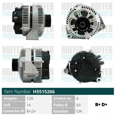 H5515266 HOFFER Генератор