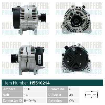 H5510214 HOFFER Генератор