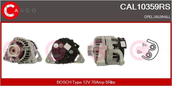 CAL10359RS CASCO Генератор