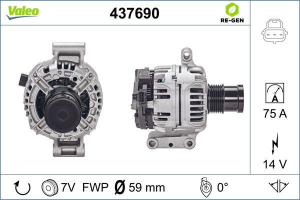 437690 VALEO Генератор