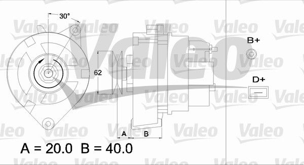 433359 VALEO Генератор