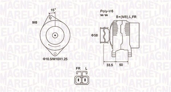 063732020010 MAGNETI MARELLI Генератор