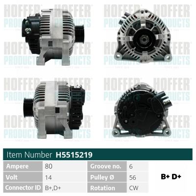 H5515219 HOFFER Генератор