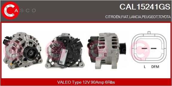 CAL15241GS CASCO Генератор