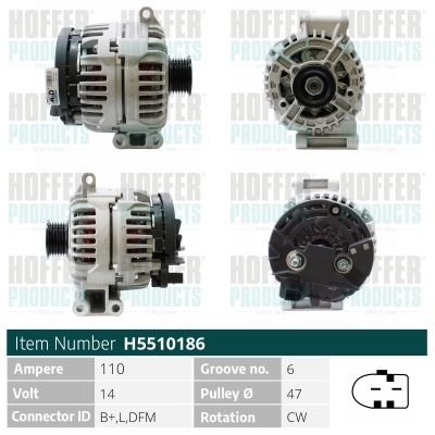 H5510186 HOFFER Генератор