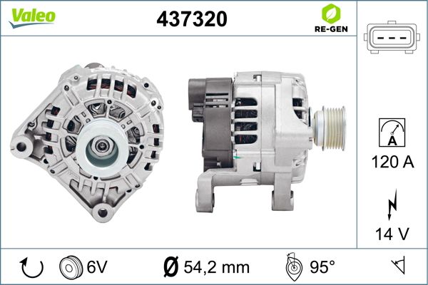 437320 VALEO Генератор