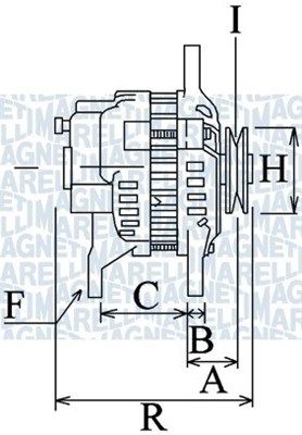 063731671010 MAGNETI MARELLI Генератор