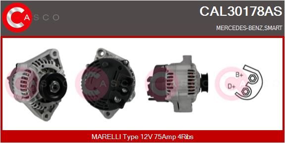 CAL30178AS CASCO Генератор