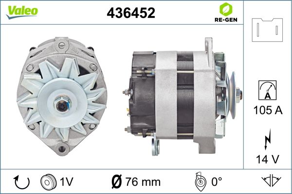 436452 VALEO Генератор