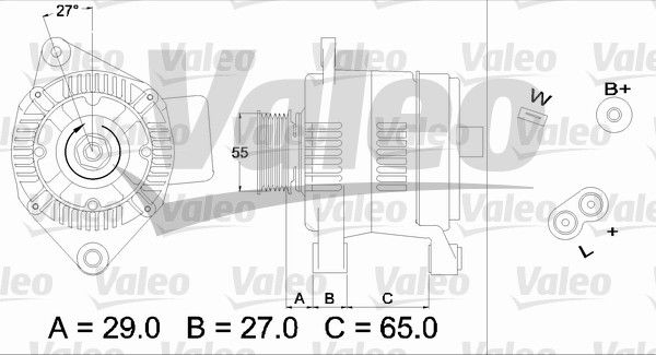 436471 VALEO Генератор
