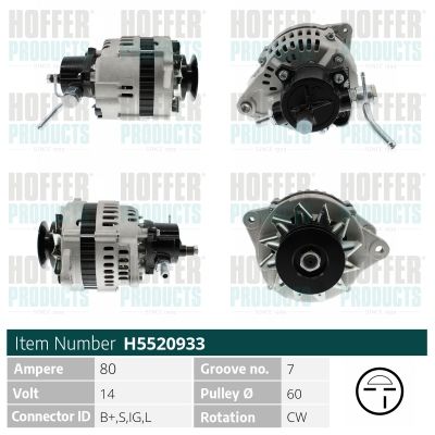 H5520933 HOFFER Генератор