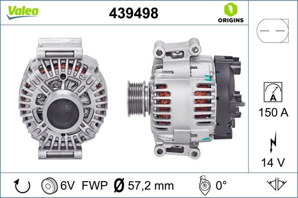439498 VALEO Генератор