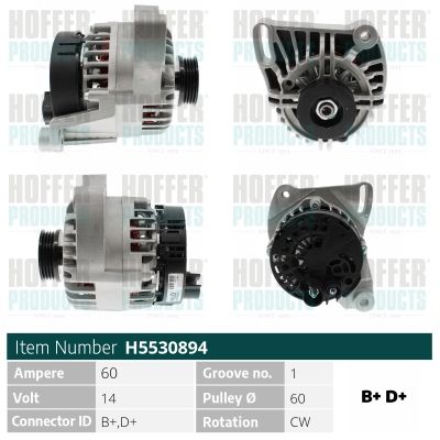 H5530894 HOFFER Генератор