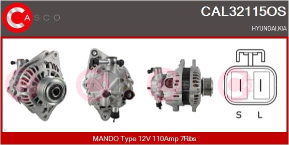 CAL32115OS CASCO Генератор