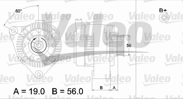437190 VALEO Генератор