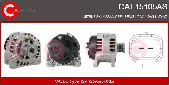 CAL15105AS CASCO Генератор