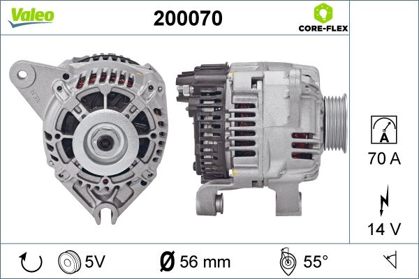 200070 VALEO Генератор