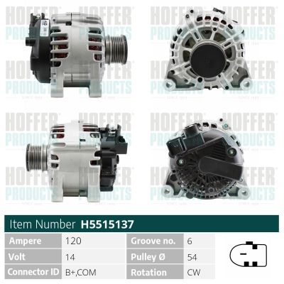 H5515137 HOFFER Генератор