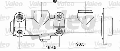 350710 VALEO Главный тормозной цилиндр