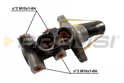 PB0981 BREMSI Главный тормозной цилиндр