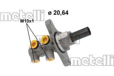051232 METELLI Главный тормозной цилиндр