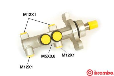 M61028 BREMBO Главный тормозной цилиндр