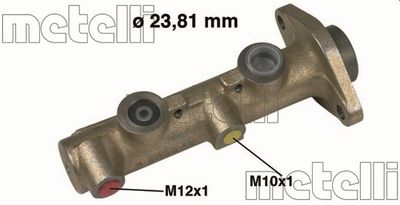 050089 METELLI Главный тормозной цилиндр