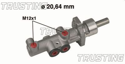 PF463 TRUSTING Главный тормозной цилиндр