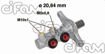 202682 CIFAM Главный тормозной цилиндр