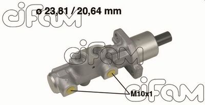 202575 CIFAM Главный тормозной цилиндр