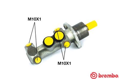 M23126 BREMBO Главный тормозной цилиндр