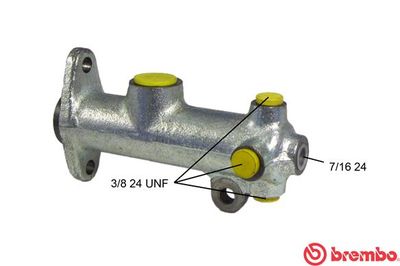 M68053 BREMBO Главный тормозной цилиндр