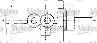 402272 VALEO Главный тормозной цилиндр