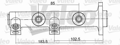 350471 VALEO Главный тормозной цилиндр