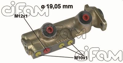 202080 CIFAM Главный тормозной цилиндр