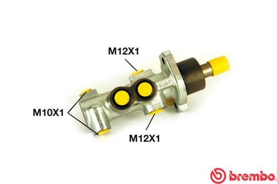 M61038 BREMBO Главный тормозной цилиндр