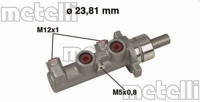 050317 METELLI Главный тормозной цилиндр